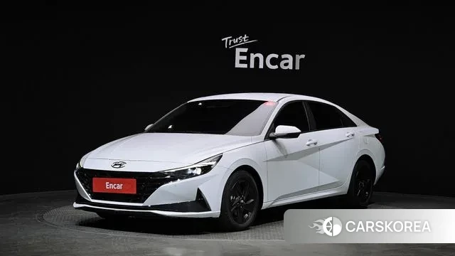 Hyundai Avante (CN7) 2021 Белый из Кореи