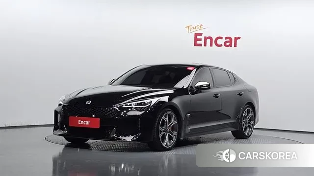 Kia Stinger 2018 Черный из Кореи