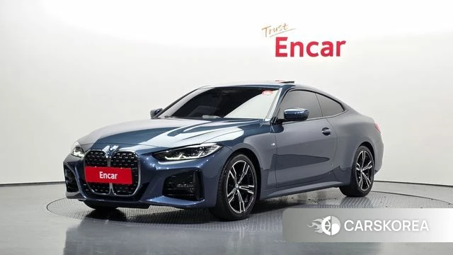 BMW 4 Series (G22) 2021 Синий из Кореи