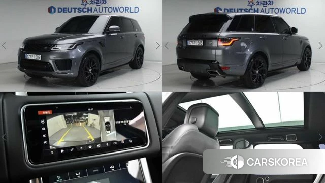 Land Rover Range Rover Sport 2nd Generation 2019 Серый из Кореи