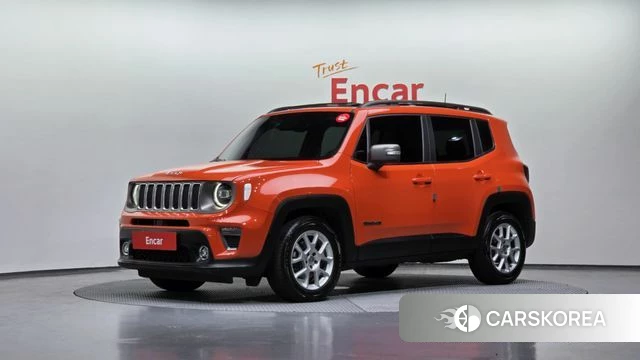 Jeep Renegade 2021 Оранжевый из Кореи