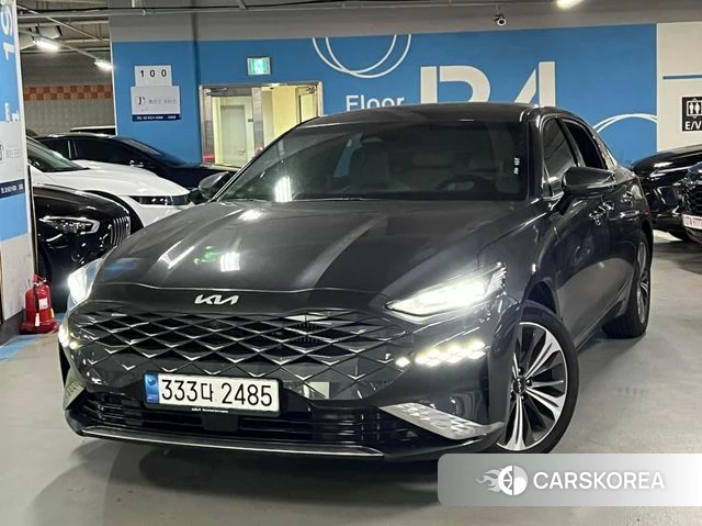 Kia K8 Hybrid 2023 Серый из Кореи