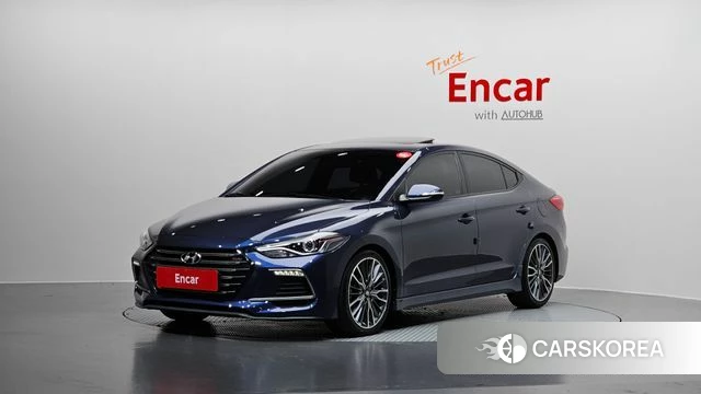 Hyundai Avante AD 2018 Синий из Кореи