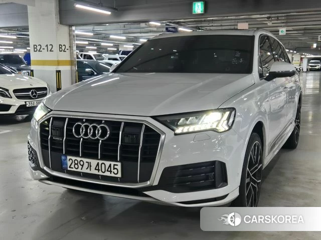 Audi Q7 (4M) 2021 Белый из Кореи