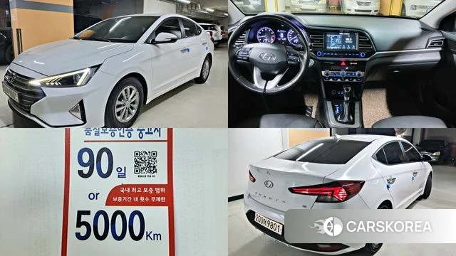 Hyundai The New Avante AD 2019 Белый из Кореи