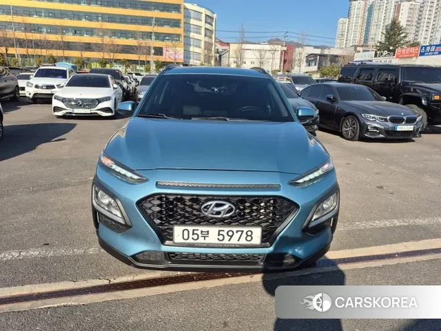 Hyundai Kona 2019 Небесно-голубой из Кореи