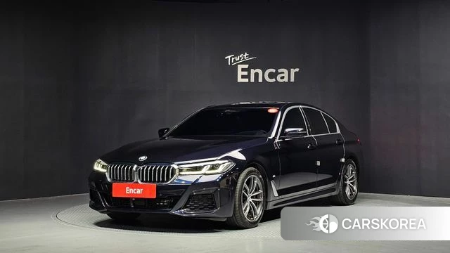 BMW 5 Series (G30) 2021 Черный из Кореи