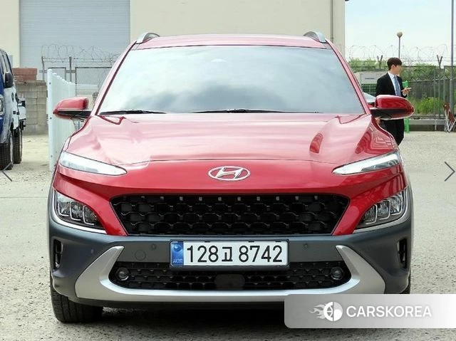 Hyundai The New Kona Hybrid 2022 Красный из Кореи