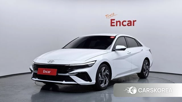 Hyundai The New Avante (CN7) 2025 Белый из Кореи
