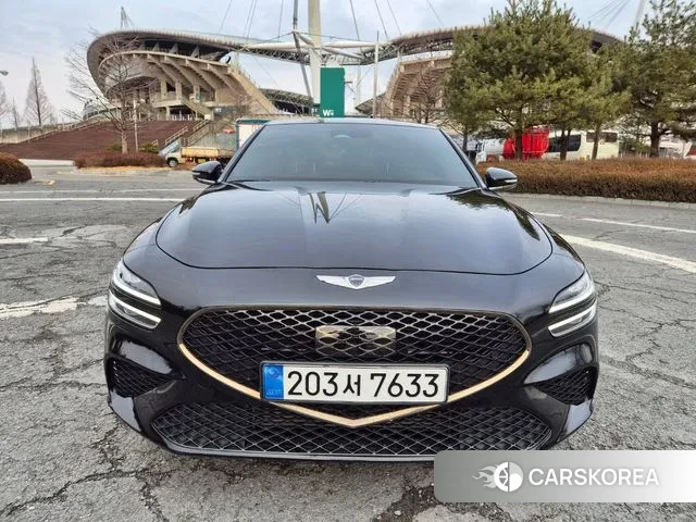 Genesis The New G70 2022 Черный из Кореи