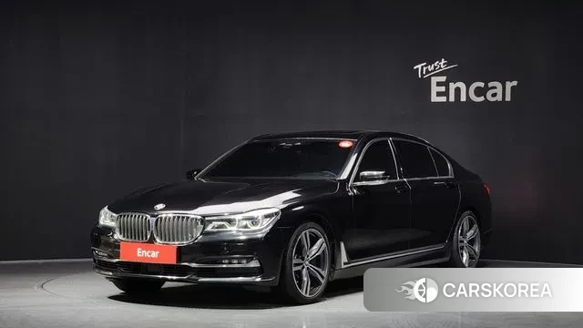 BMW 7 Series (G11) 2018 Черный из Кореи
