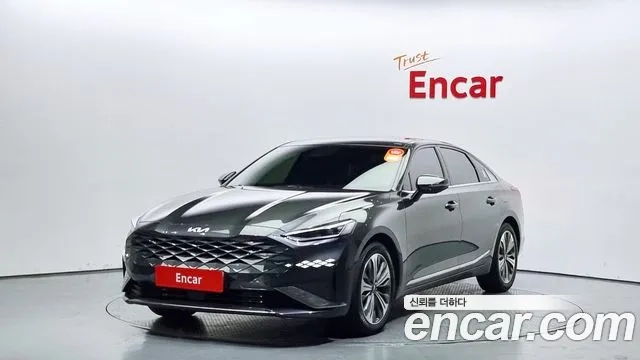 Kia K8 Hybrid 2022 Серый из Кореи