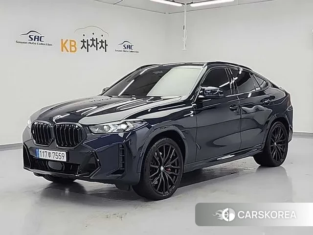 BMW X6 (G06) 2025 Черный из Кореи