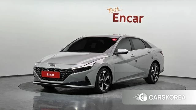 Hyundai Avante (CN7) 2021 Серебристо-серый из Кореи