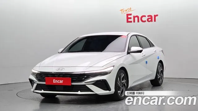 Hyundai The New Avante (CN7) 2024 Белый из Кореи