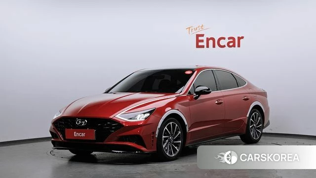 Hyundai Sonata (DN8) 2020 Красный из Кореи