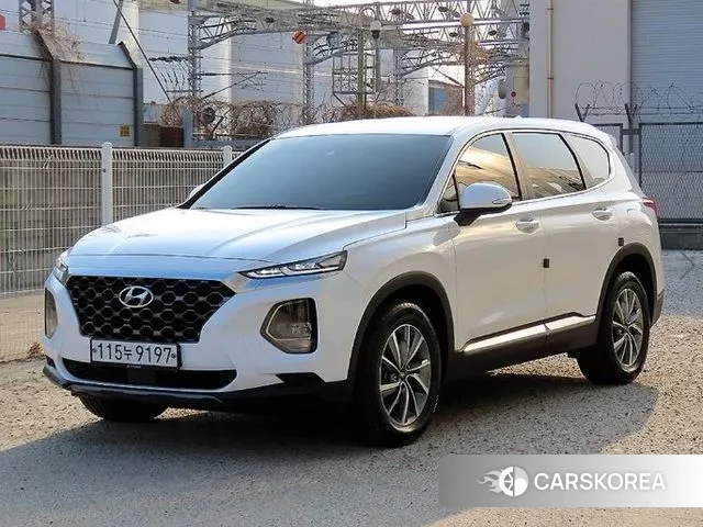 Hyundai Santa Fe TM 2019 Белый из Кореи