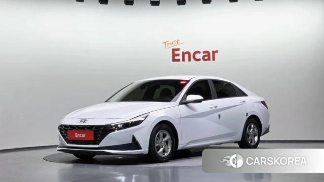 Hyundai Avante (CN7) 2022 Белый из Кореи