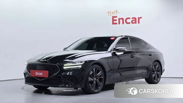 Genesis The New G70 2022 Черный из Кореи