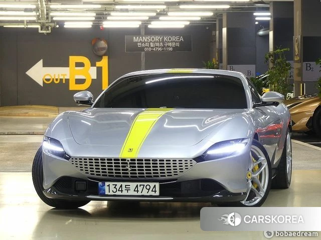 Ferrari Rome 2021 Серебряный из Кореи