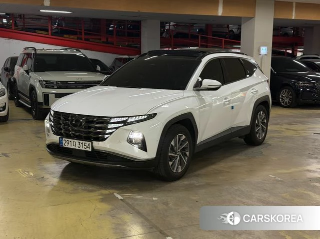 Hyundai The New Tucson Hybrid (NX4) 2023 Белый из Кореи