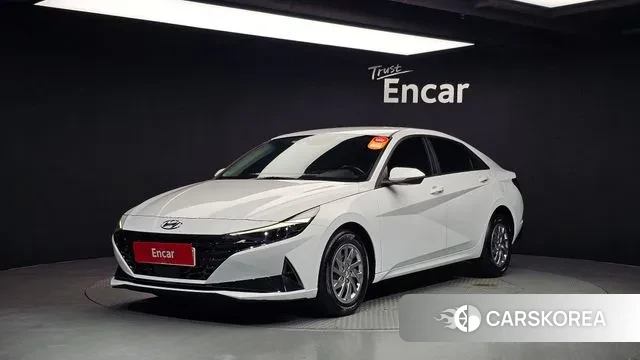 Hyundai Avante (CN7) 2021 Белый из Кореи