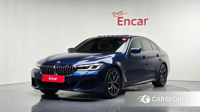BMW 5 Series (G30) 2021 Синий из Кореи