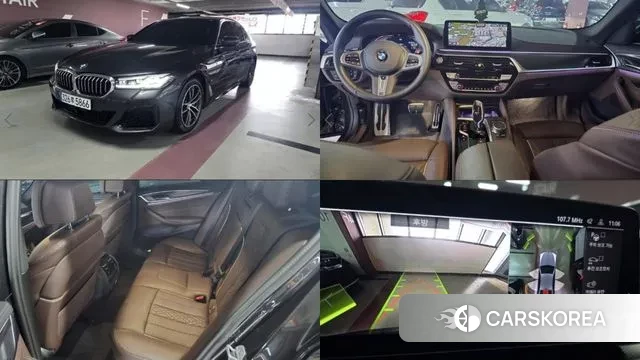 BMW 5 Series (G30) 2023 Серый из Кореи