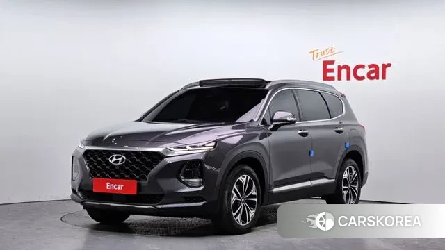 Hyundai Santa Fe TM 2018 Серый из Кореи