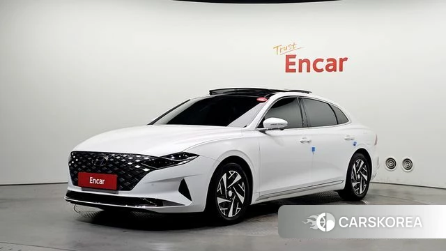 Hyundai The New Grandeur IG Hybrid 2021 Белый из Кореи