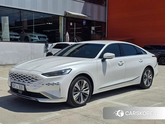 Kia K8 Hybrid 2023 Белый из Кореи