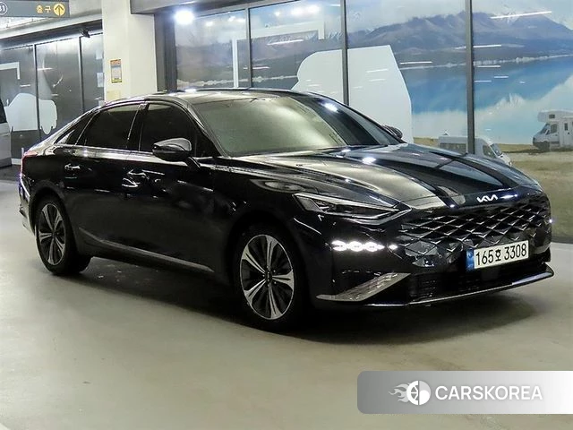 Kia K8 Hybrid 2021 Синий из Кореи