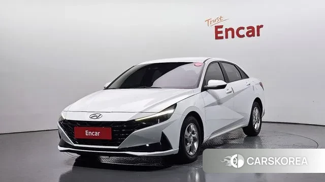 Hyundai Avante (CN7) 2022 Белый из Кореи