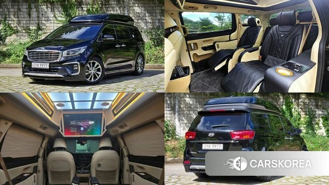 Kia The New Carnival 2018 Черный из Кореи