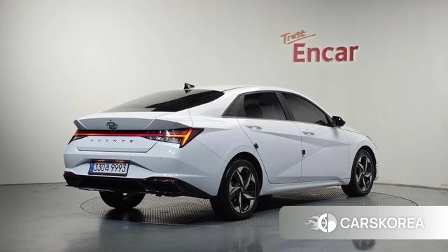 Hyundai Avante (CN7) 2020 Белый из Кореи