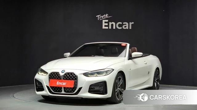 BMW 4 Series (G22) 2021 Белый из Кореи