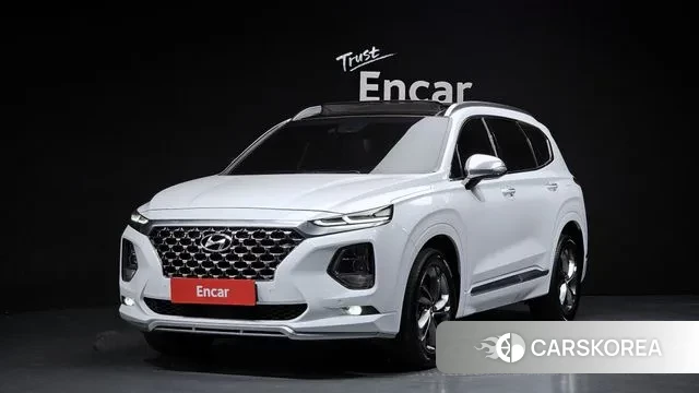 Hyundai Santa Fe TM 2019 Белый из Кореи