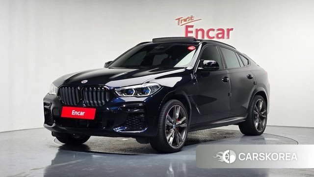 BMW X6 (G06) 2022 Черный из Кореи
