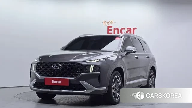 Hyundai The New Santa Fe 2021 Серый из Кореи