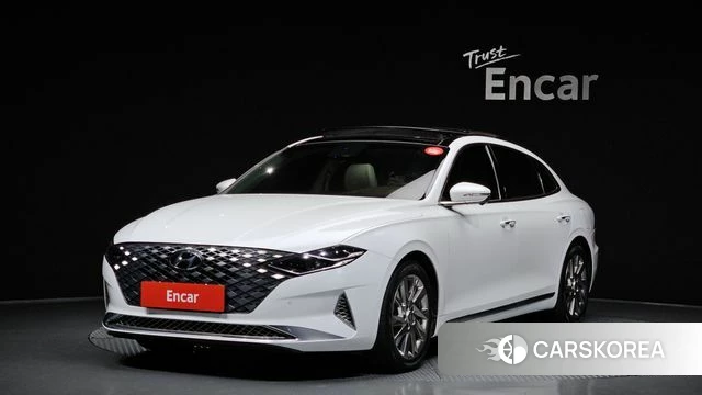 Hyundai The New Grandeur IG Hybrid 2021 Белый из Кореи