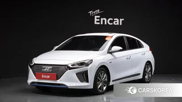 Hyundai Ionic Hybrid 2018 Белый из Кореи