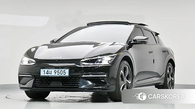 Kia EV6 2024 Черный из Кореи