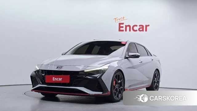 Hyundai Avante (CN7) 2022 Серебристо-серый из Кореи