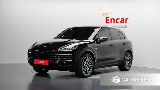 Porsche Cayenne (PO536) 2021 Черный из Кореи