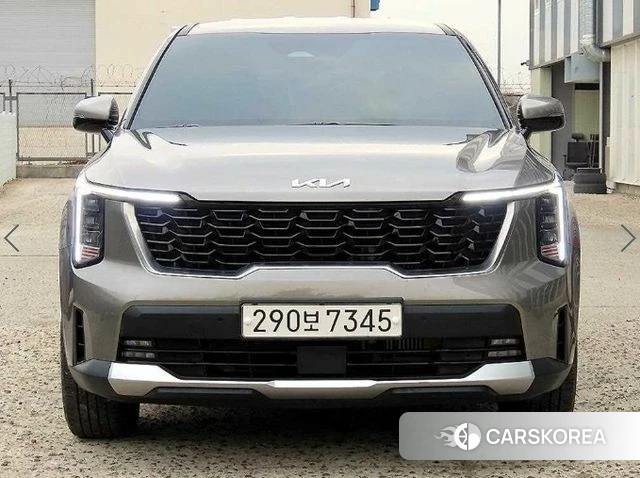 Kia The New Sorento 4th Generation 2024 Серебристо-серый из Кореи