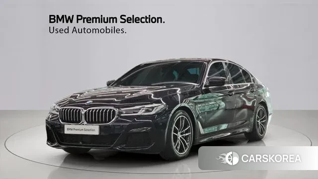 BMW 5 Series (G30) 2021 Черный из Кореи