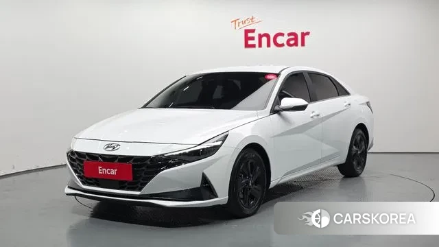 Hyundai Avante (CN7) 2022 Белый из Кореи