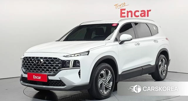 Hyundai The New Santa Fe 2023 Белый из Кореи