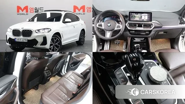 BMW X4 (G02) 2023 Белый из Кореи