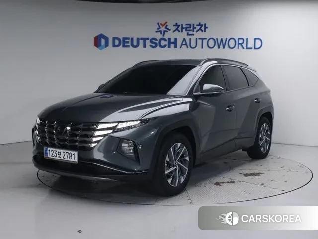 Hyundai Tucson Hybrid (NX4) 2021 Серый из Кореи